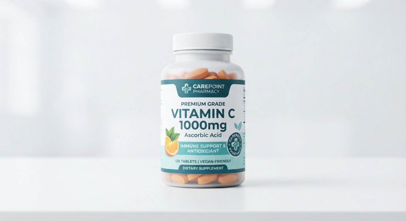 Vitamin C 1000mg — Immune Support • 60 Tablets